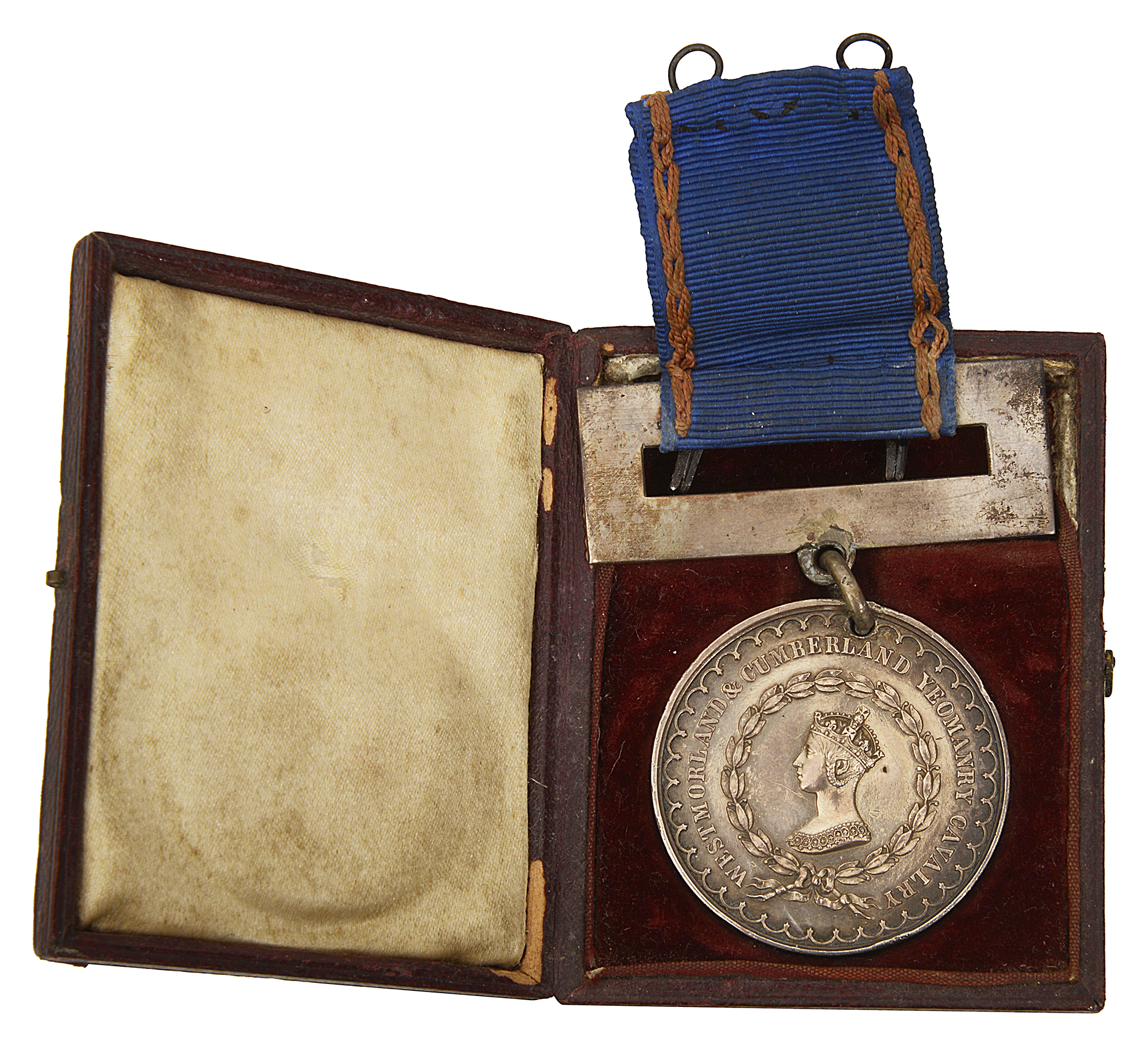 Westmorland & Cumberland Yeomanry Cavalry, silver Merit Award Medal, 1854