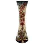 A large Moorcroft 'Rosebay Willow' pattern trial vase