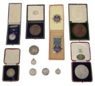 Edward VII and George V commemorative coronation and jubilee medals and medallions