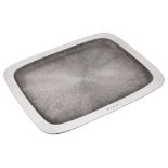 A modernist silver tray by Christopher Lawrence