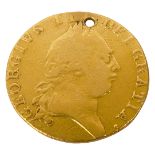 A George III 1790 gold spade guinea