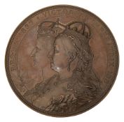Victoria. City of London, 1887, Golden Jubilee commemorative bronze medal