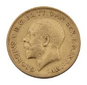 Edward VII, 1912, gold half sovereign