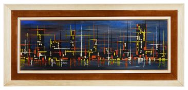 J. R. Ballard (active mid 20th century) 'Abstract Skyline', 1963