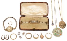 Assorted jewellery and watches