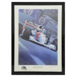 Formula One : A Gavin MacLeod limited edition 'Ayrton Senna da Silva - The Last Victory'