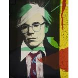 After Andy Warhol (American, 1928 - 1987): Portrait of Andy Warhol