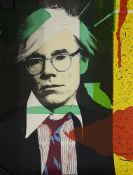 After Andy Warhol (American, 1928 - 1987): Portrait of Andy Warhol