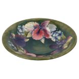 A Moorcroft 'Orchid' pattern shallow bowl,