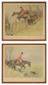 George Denholm Armour (British, 1864 - 1949) Pair of hunt scene prints