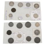 Early to mid 18th century British coins
