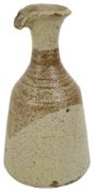 A 20th century studio pottery stoneware carafe