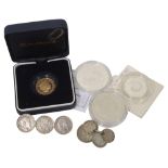 Elizabeth II 2008 Guernsey £25 RAF commemorative gold proof coin and others