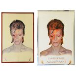 David Bowie: An Aladdin Sane blank promo poster, 1973