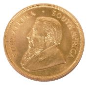 South Africa 1oz fine gold Krugerrand, 1974