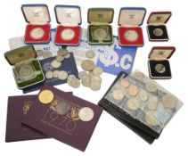 Modern silver proof, silver and other coins