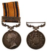A South Africa 1878-79 'Zulu' Campaign and Long Service and Good conduct two medal group awarded to
