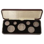 Victoria 1887 jubilee seven coin specimen set