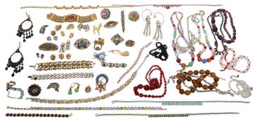 A collection of costume jewellery