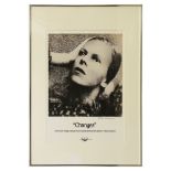 David Bowie: George Underwood (British, b. 1947) 'Changes' signed promo poster edition