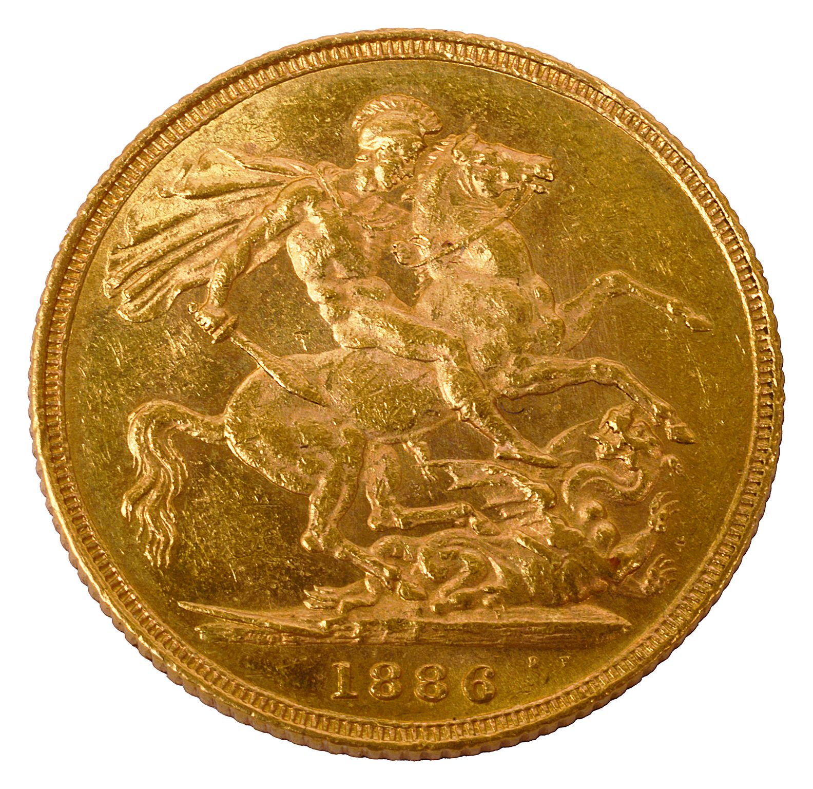 Australia Victoria gold full sovereign, 1886 - Image 2 of 2