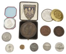 19th century commemorative and prize exhibition medals