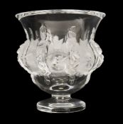 A Lalique 'Dampierre' glass vase