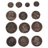 17th, 18th and 19th century mostly British silver coins