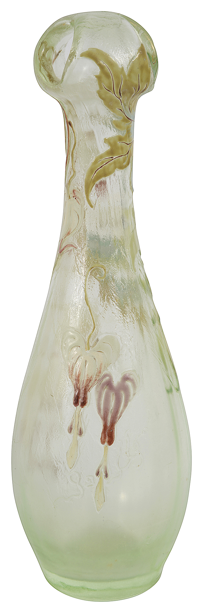 An early Emile Galle enamel decorated 'Bleeding Hearts' pattern vase - Image 2 of 19