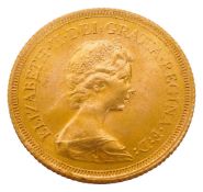 An Elizabeth II gold full sovereign, 1974
