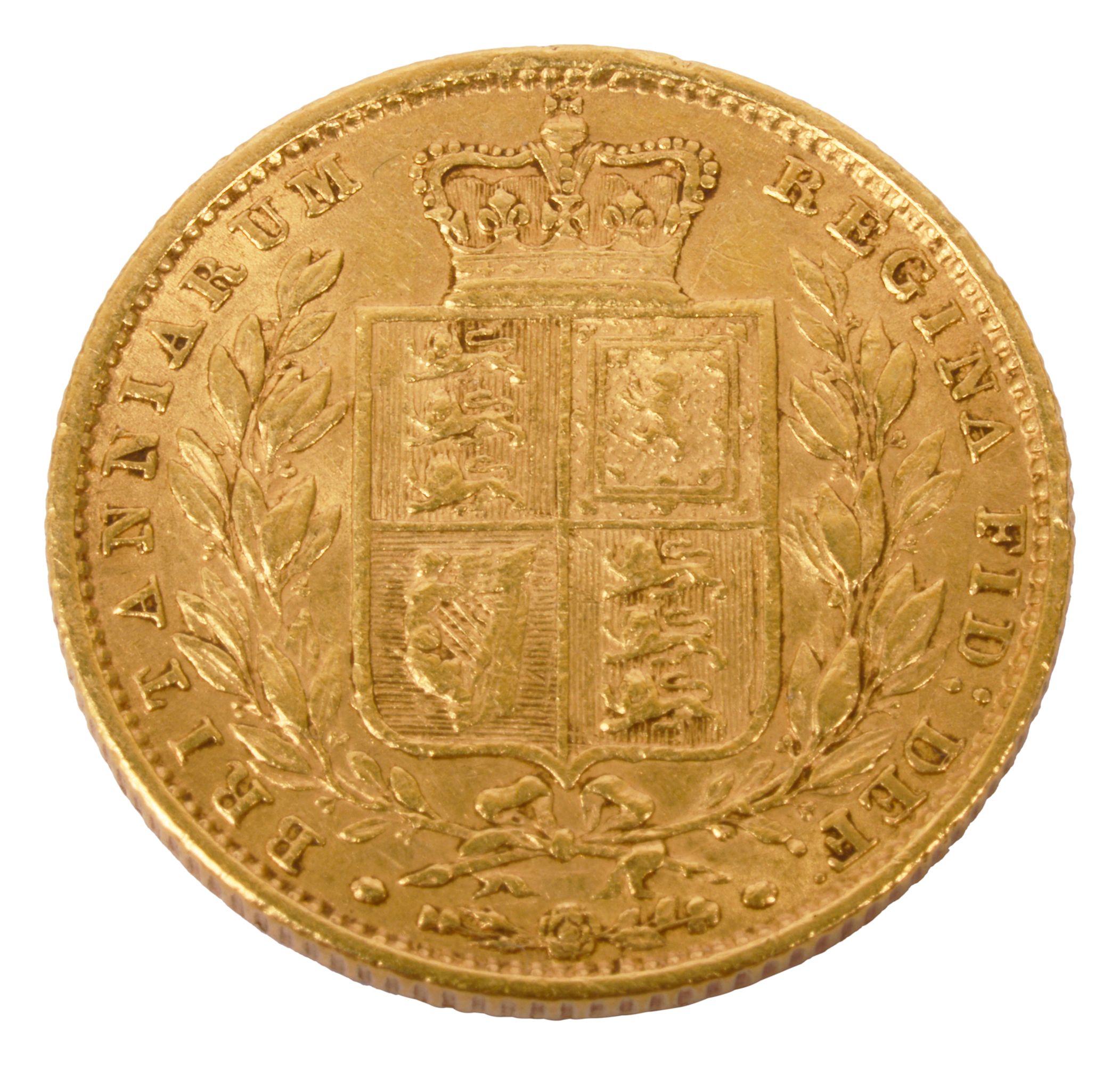 Victoria gold full sovereign, 1853 - Image 2 of 2