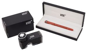 A Montblanc Heritage collection Rouge et Noir Special Edition Coral Fountain pen