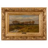 Attributed to De Schampheleer (Belgian, 1824-1899) Landscape oil