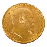 Edward VII gold full sovereign, 1907