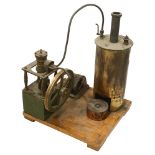 Stevens's Model Dockyard stationary live steam engine