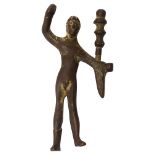 Antiquities. A Roman bronze figure of Hercules