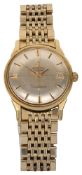 Gentleman's Omega Constellation chronometer gold plated wristwatch