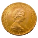 An Elizabeth II gold full sovereign, 1974