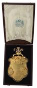 A Victorian silver-gilt badge for the City of London Lord Mayor and Sheriff''s Committee