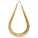 A 1970s Continental fringe necklace