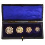 Edward VII, 1903 Maundy set, cased