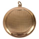 A 9ct gold Asprey powder compact