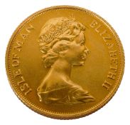 An Elizabeth II Isle of Man gold full sovereign, 1973