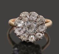 Diamond cluster Ring