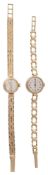 Two lady's 9ct gold Bentina Star wristwatches