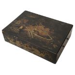 A Chinese export lacquer box
