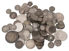 British and foreign mostly silver coins