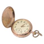 A 14ct gold cased pocket watch