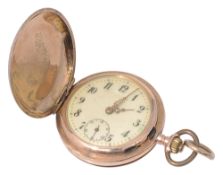 A 14ct gold cased pocket watch