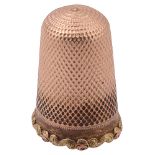 A late Victorian thimble